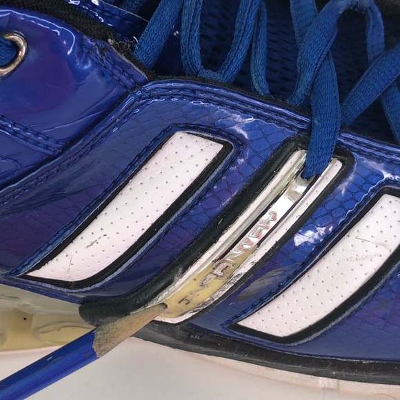 Adidas Mens Shoes Infantey Bounce Blue Basketball - Picture 7 of 9